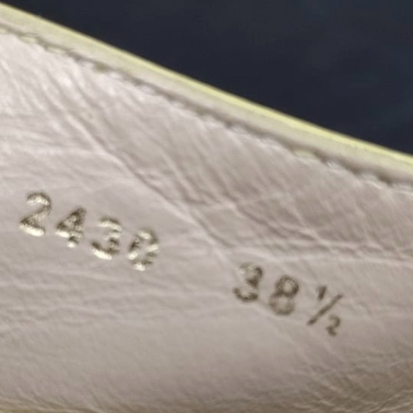 LK Bennett Yellow Slingback Heels size 8.5 pre owned Exellent condition - Picture 12 of 12